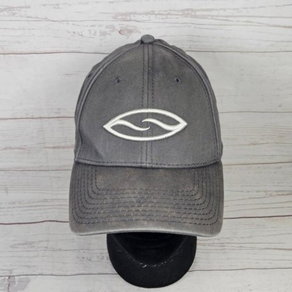 Smith Optics A-FLEX Baseball Cap Men's OSFM Faded Black Stretch Fit Hat *Stains